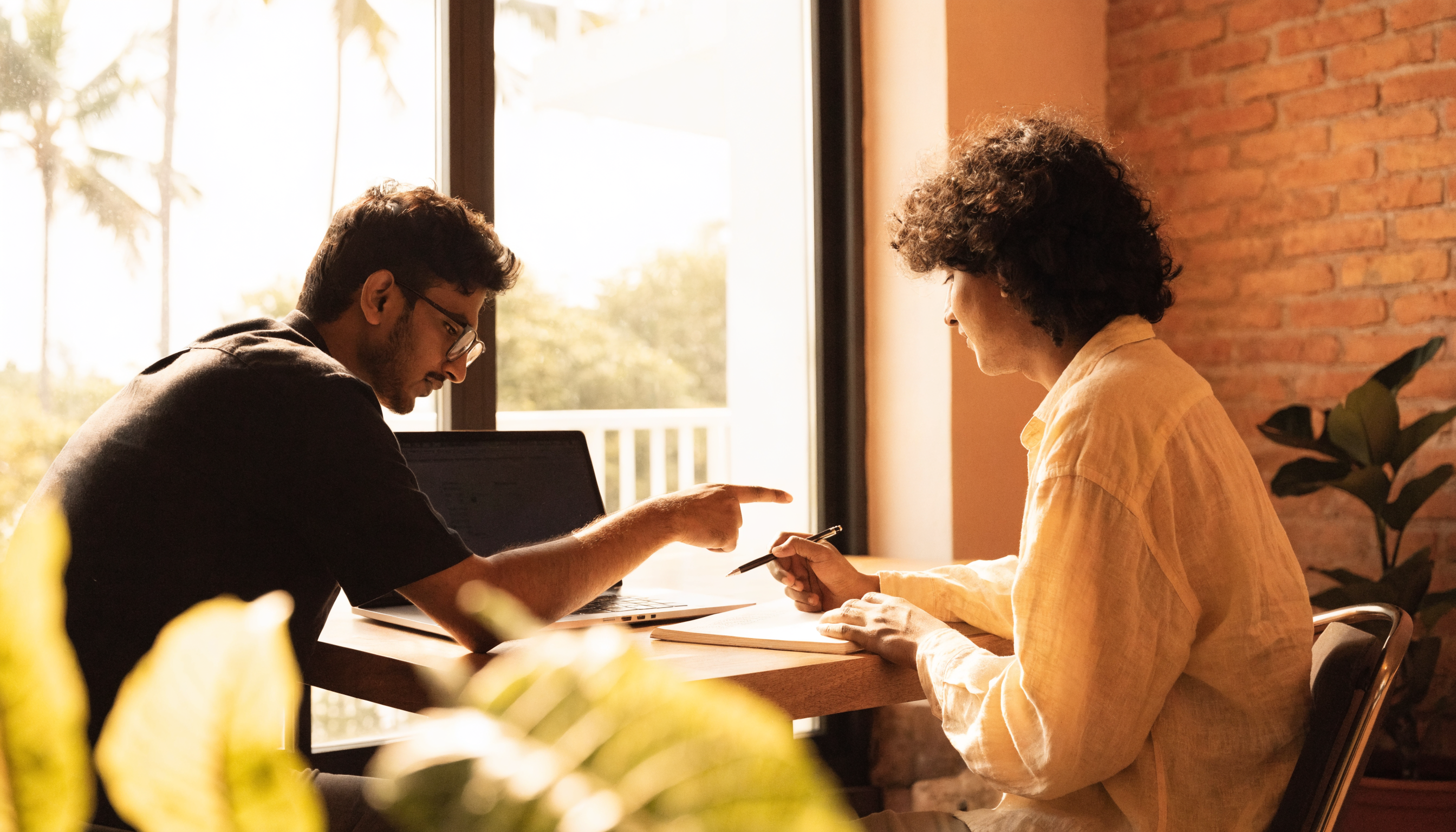 Opvello team collaborating in Kochi workspace